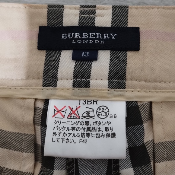 Burberry Cropped Pants Size 8 - Picture 5 of 7